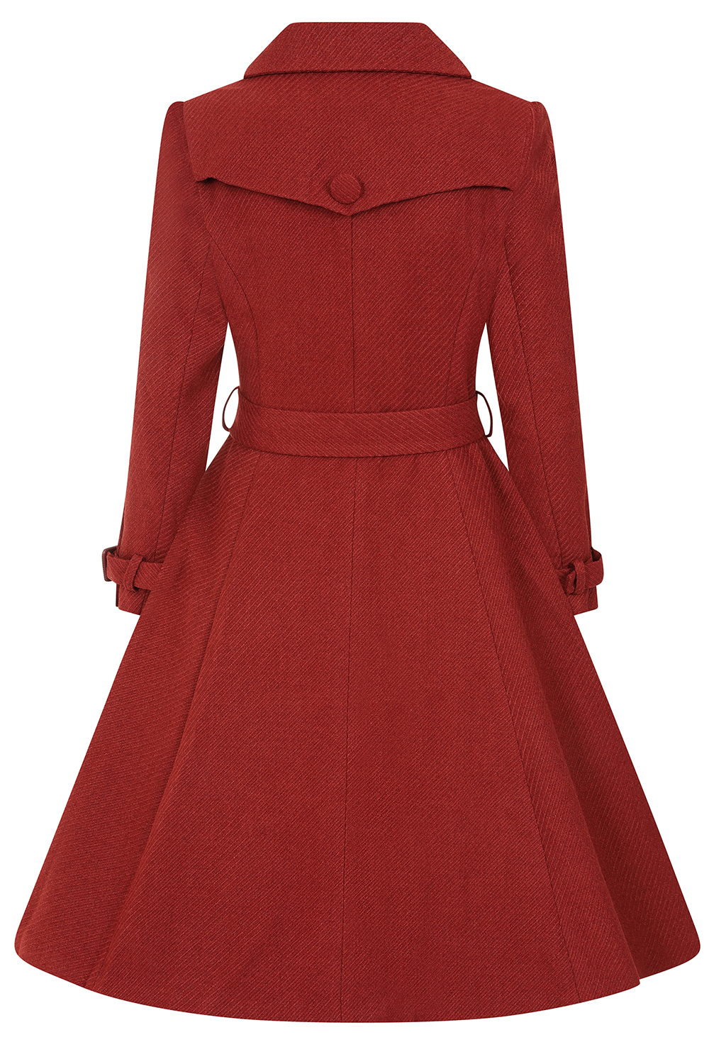Isabella Swing Coat in Rich Terracotta
